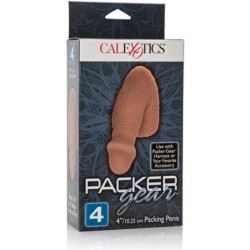 Realistiškas varpos muliažas Packing Penis 12.75 Cm rudos spalvos
