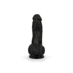 Dildo amb testicles 12 cm - Negre