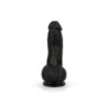 Dildo mit Hoden 12 cm - Schwarz