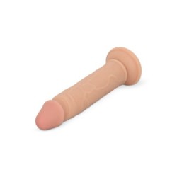 Dildo be sėklidžių 17.5 cm - smėlio spalvos