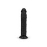 Kiveksetön dildo 17,5 cm - musta