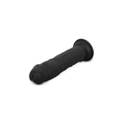 Dildo brez testisov 17,5 cm - črn