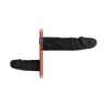 Conjunto de Arnês com Dildo Duplo - Preto