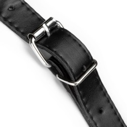 Conjunto de Arnês com Dildo Duplo - Preto