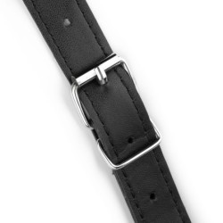 Doppelseitiger Dildo mit Harness - Schwarz