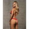 Zweiteiliges Set 870-sec-3 - Rot S/M