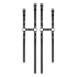 Oberschenkel Harness - Schwarz