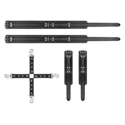 Set di Manette e Legacci - Nero