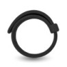 Anello per pene Rooster Jason regolabile con fascia resistente - Nero