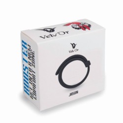 Anello per pene Rooster Jason regolabile con fascia resistente - Nero