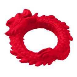 Anel peniano de silicone Rise of the Dragon - Vermelho