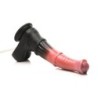 Centaur Explosion Silikon Dildo mit Ejakulation - Schwarz/Rot
