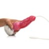 Resurrector Phoenix Silikon Dildo mit Ejakulation - Rot/Weiß