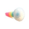 Gode en silicone luminescent arc-en-ciel