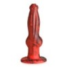 Hel-Wolf Dildo Vibratore a Spinta - Rosso e Nero