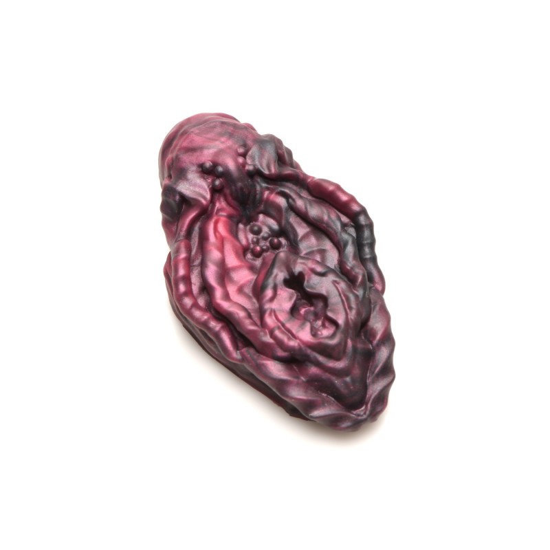 Xeno Pussy Vulva in Silicone - Rosso e Nero