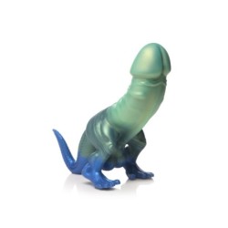 Dildo Dinozaver Jurski Penis - Zelen in Moder