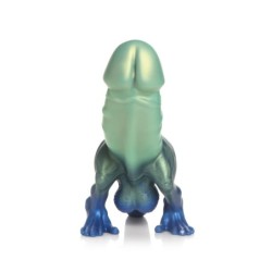 Dildo Dinossauro Pénis Jurássico - Verde e Azul