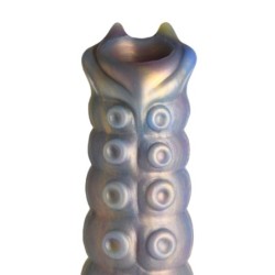 Deep Invader Tentacle Ovipositor Dildo de Silicone com Ovos