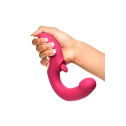 Vibrator cu Lângeri și Împingeri Tease & Please - Roz