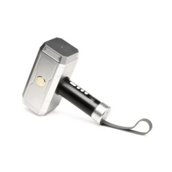 Masturbador de Succió Thunder Stroker - Plata i Negre