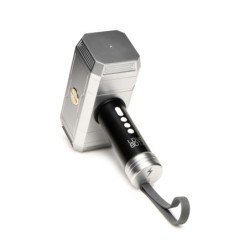 Masturbatore a Suzione Thunder Stroker - Argento e Nero