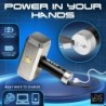 Masturbatore a Suzione Thunder Stroker - Argento e Nero