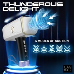 Thunder Stroker imemismasturbaator - hõbe ja must