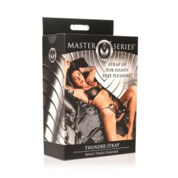 Arreio de coxa Thunder Strap Wand - Preto