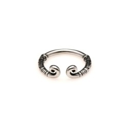 Anello per glande in acciaio inossidabile - Argento