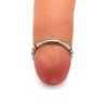 Anello per glande in acciaio inossidabile - Argento