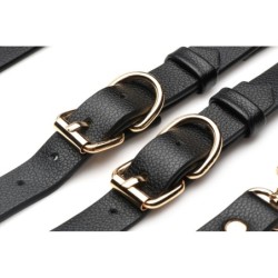 Temptress Oberschenkel Harness - Schwarz