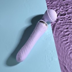 Vibrator z dvojnim učinkom Vibrato - Vijolična