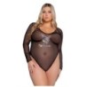 Playboy Lingerie - Glitrende Bunny Teddy XL/2XL