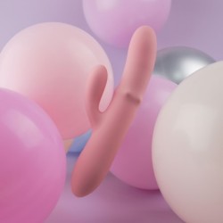 Svakom - Interaktiv stødende vibrator Mora Neo - Fersken