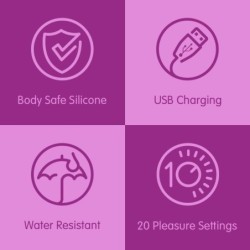 Skins Rose Buddies - Roosa Vibraator Twirlz