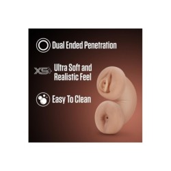 Tasha Sötétben Világító Maszturbációs Hüvely - Bézs