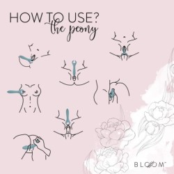 Bloom - Vibratore per Coppie The Peony - Verde