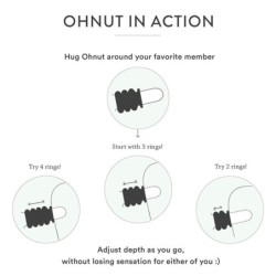 Ohnut - Μαλακοί δακτύλιοι απόσβεσης, πιο φαρδιοί - 4 τεμάχια