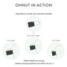 Ohnut - Μαλακοί δακτύλιοι απόσβεσης, πιο φαρδιοί - 4 τεμάχια
