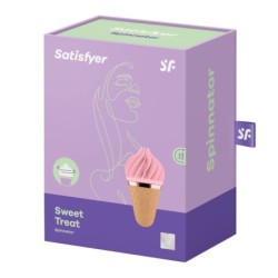 Vibreur rotatif Satisfyer Sweet Treat - Rose