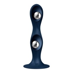 Satisfyer Double Ball-R - Azul Oscuro