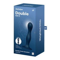Satisfyer Double Ball-R - Tumši zils