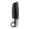 Močan masturbator Satisfyer+ z aplikacijo Connect - Črna/Srebrna