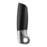 Močan masturbator Satisfyer+ z aplikacijo Connect - Črna/Srebrna