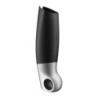 Močan masturbator Satisfyer+ z aplikacijo Connect - Črna/Srebrna