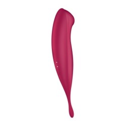 Satisfyer Twirling Pro Connect App - Temno Rdeča