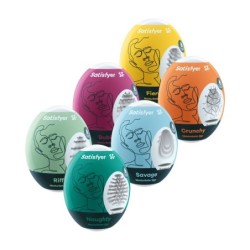 Satisfyer Masturbatie Ei Assortiment - 6 stuks
