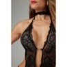 Body-Set entrecuix obert Renee - negre S/M