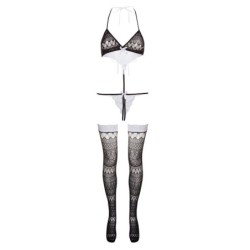 Conjunto Body-Set Izabel sem Entrepernas - preto